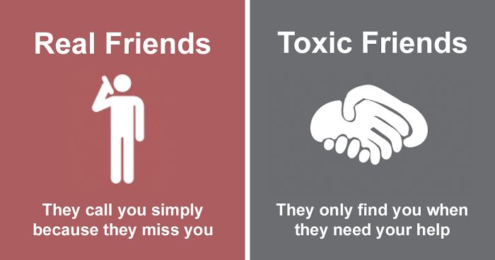 8 Ways To Tell The Difference Between Real Friends and Toxic Friends