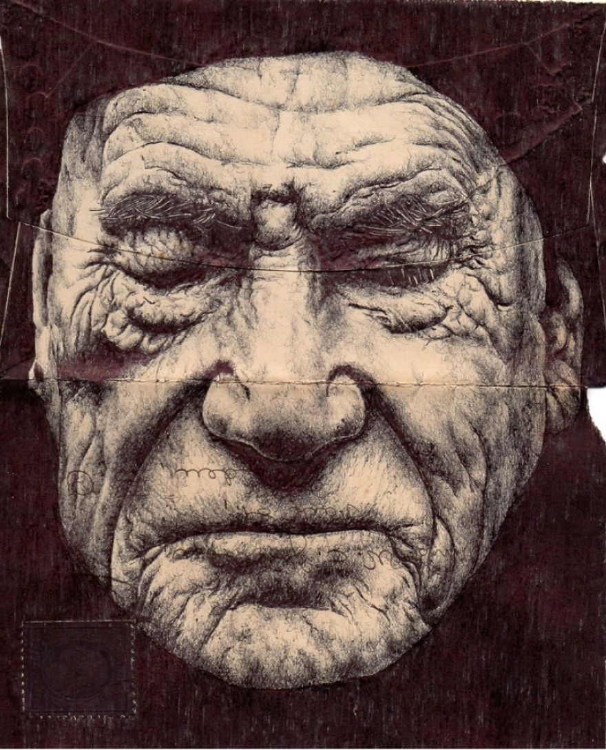 Mark Powell’s Beautiful Envelope Portraits Mark Powell’s Beautiful Envelope Portraits