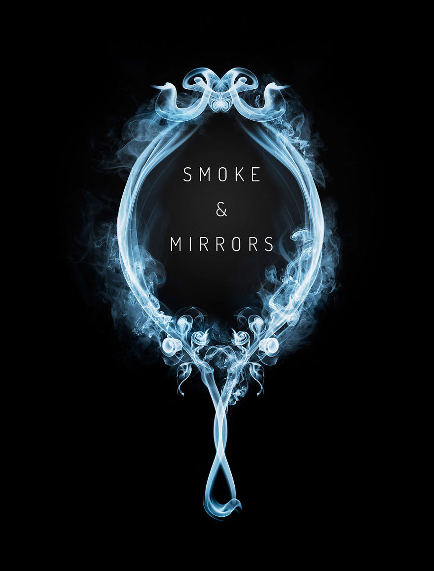 Digital Artist Illustrates Expressions With Smoke Effects