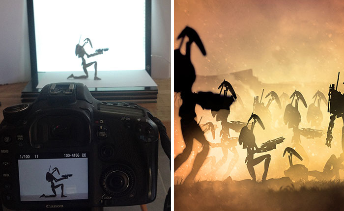 Star Wars Planets That I Made By Photographing Action Figures