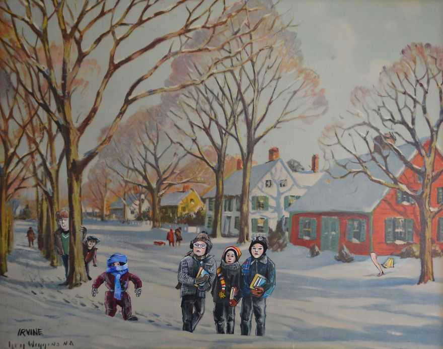 I Buy Paintings From Thrit Stores And Add A Personal Touch To Them