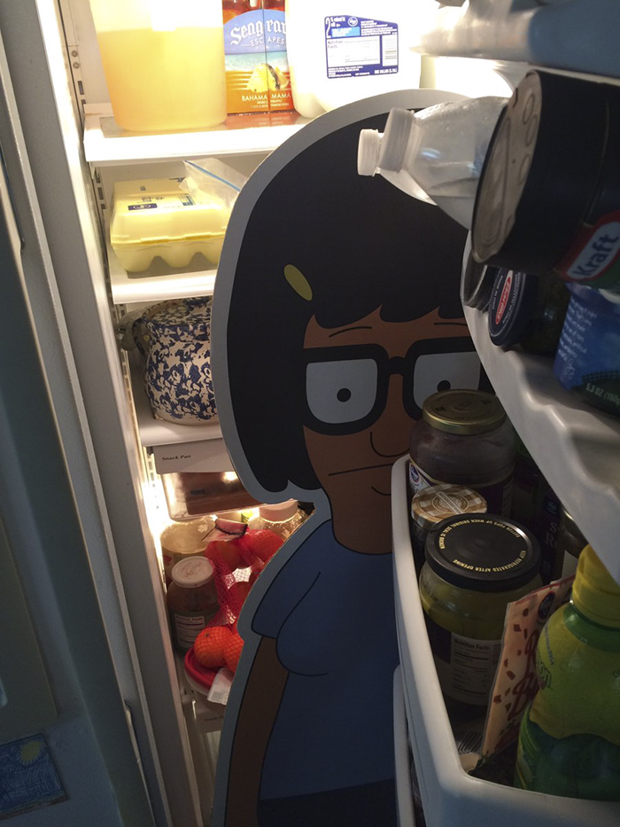 These Siblings Won't Stop Pranking Each Other By Hiding Tina Belcher Cutout Around The House These Siblings Won't Stop Pranking Each Other By Hiding Tina Belcher Cutout Around The House