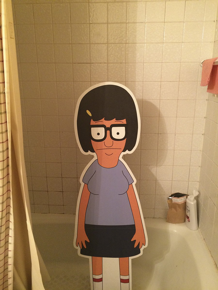 These Siblings Won't Stop Pranking Each Other By Hiding Tina Belcher Cutout Around The House