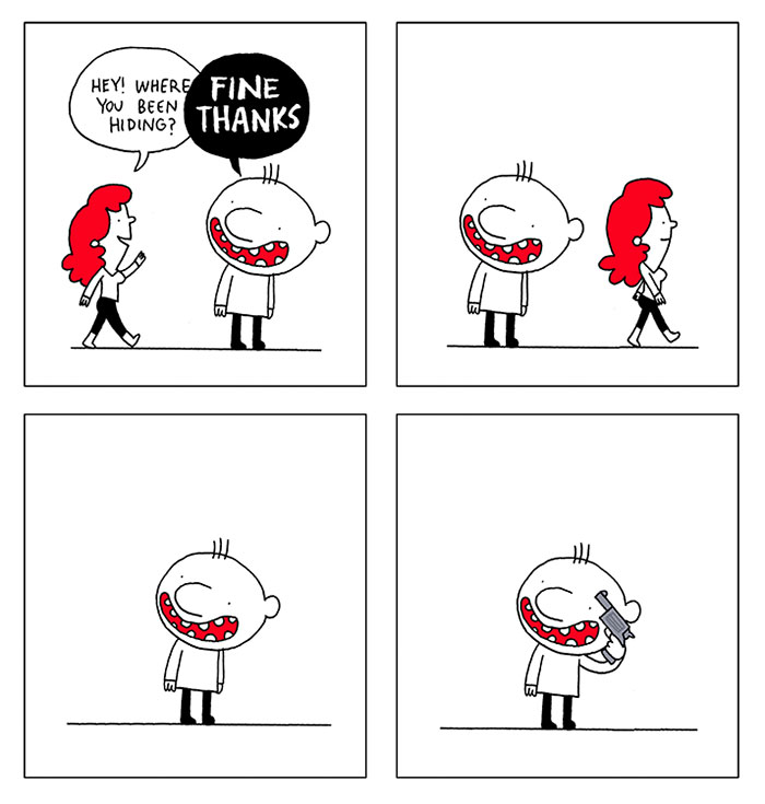 6 Hilariously Awkward Comics That Every Sad Person Will Relate To