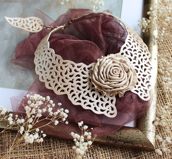 Leather Lace Coming From Russia: Designer Jewellery By Elena Kozhevnikova Leather Lace Coming From Russia: Designer Jewellery By Elena Kozhevnikova