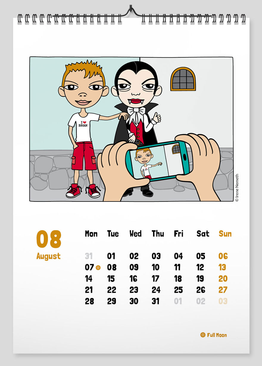 The Very First "Draculendar"