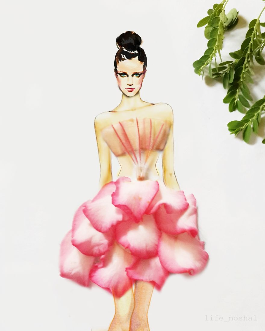 I Create Stunning Couture Gowns And Dresses With Flowers - Part 3