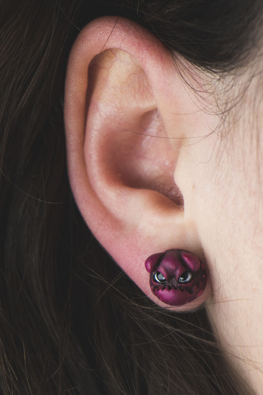 We Took A Break From Doll Making And Made Some Earrings