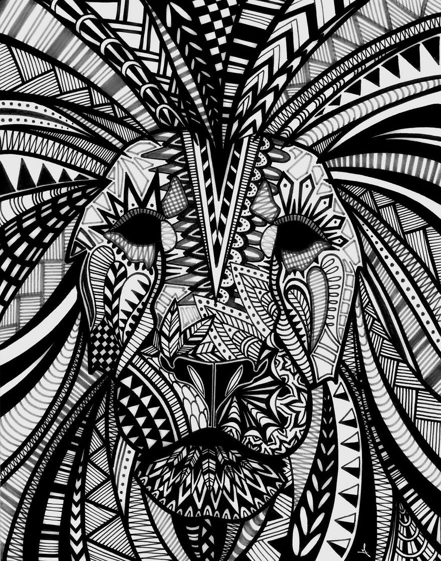 I Spend My Free Time Drawing Animals And Skulls