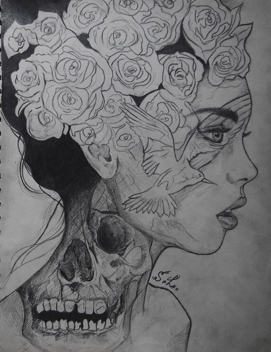 This Artist Draws Portraits Using Only Pencils