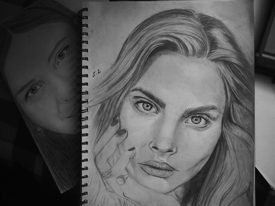 This Artist Draws Portraits Using Only Pencils