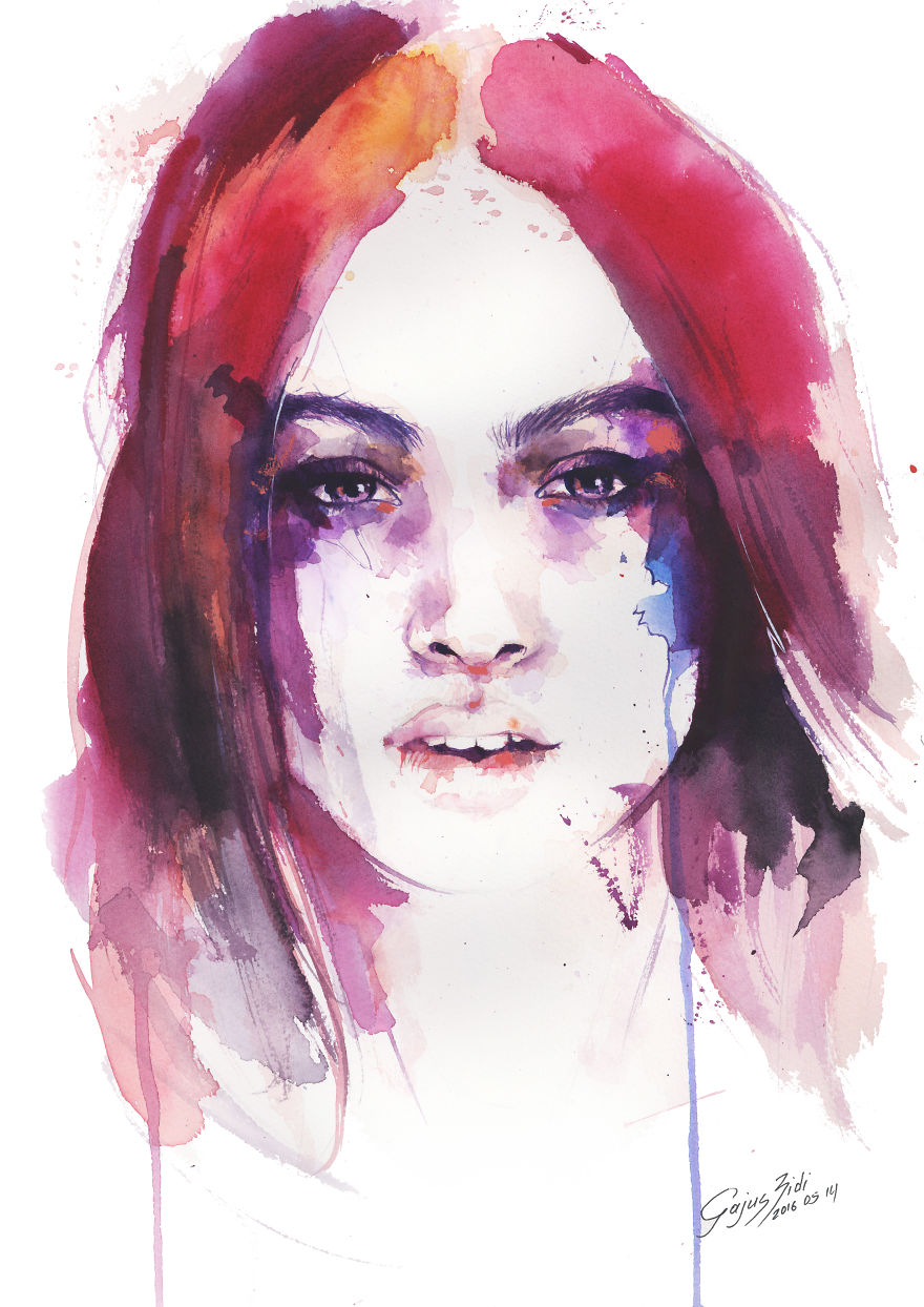 I Tell Stories By Painting Women In Watercolour I Tell Stories By Painting Women In Watercolour