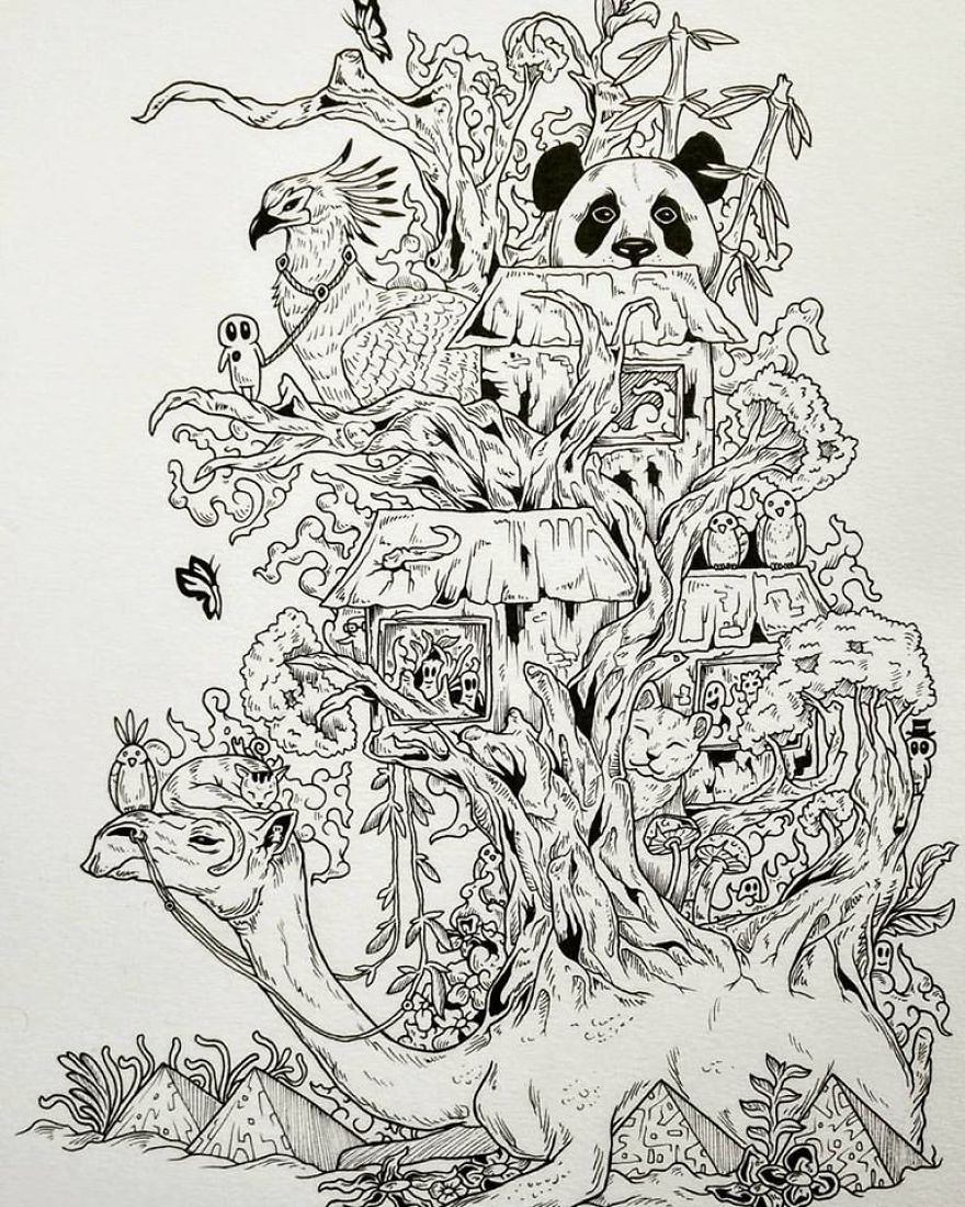 I Ask Random People For Their Favorite Animals And Create A Magic World Around Them!