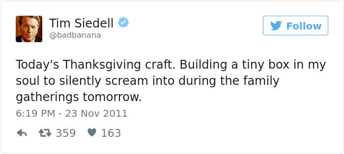 Funny Thanksgiving Tweets