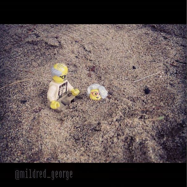 I Photograph This Older Lego Couple In Their Daily Life To Show Their Active And Heartwarming Adventures
