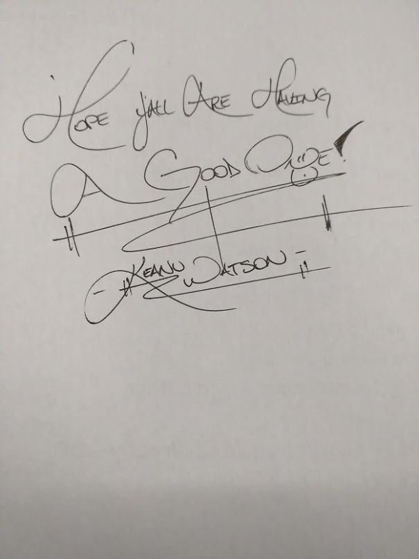 Hope Y'all Are Having A Good One!