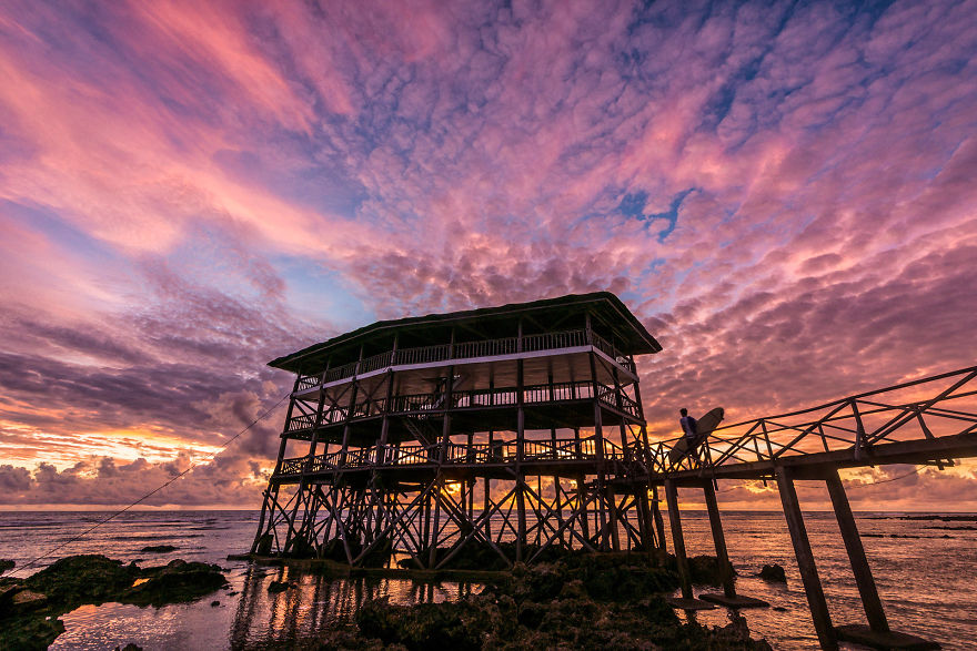 Boardwalk At Sunrise