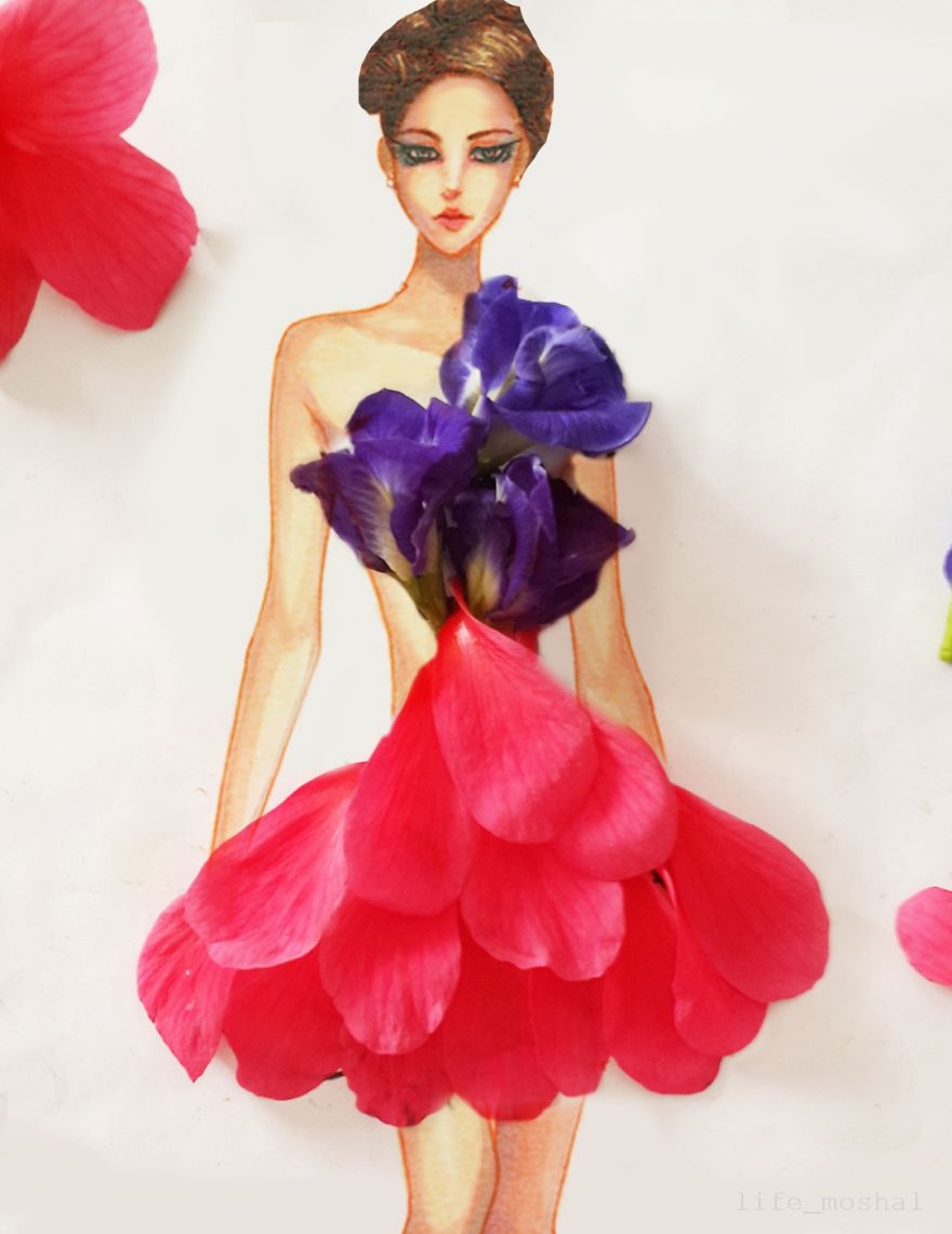 I Create Stunning Couture Gowns And Dresses With Flowers - Part 3