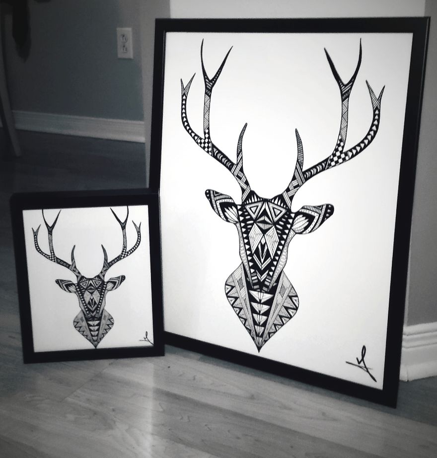 I Spend My Free Time Drawing Animals And Skulls