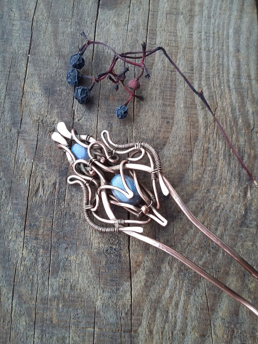 Long Hair Is Woman's Beauty. Nice Hair Pin Is Too Add Beauty To It.