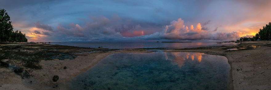 Sunset Panorama In Front My Resort