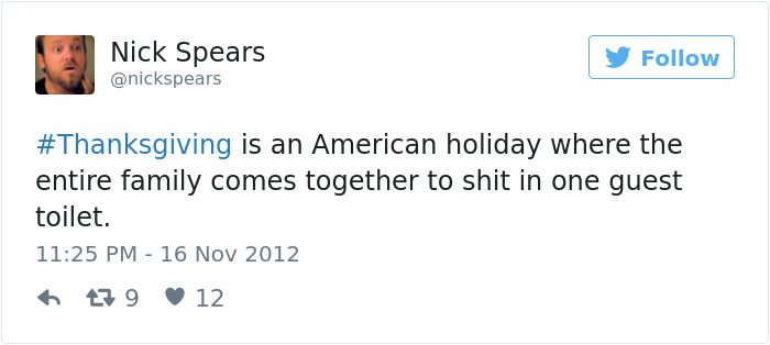 Funny Thanksgiving Tweets