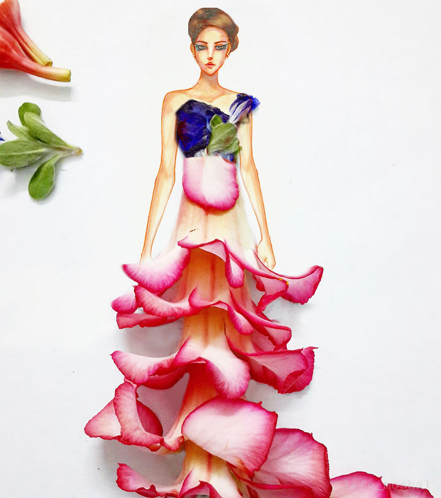 I Create Stunning Couture Gowns And Dresses With Flowers - Part 3