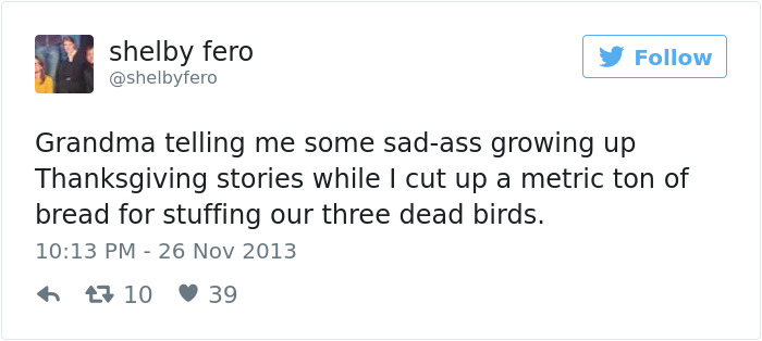 Funny Thanksgiving Tweets