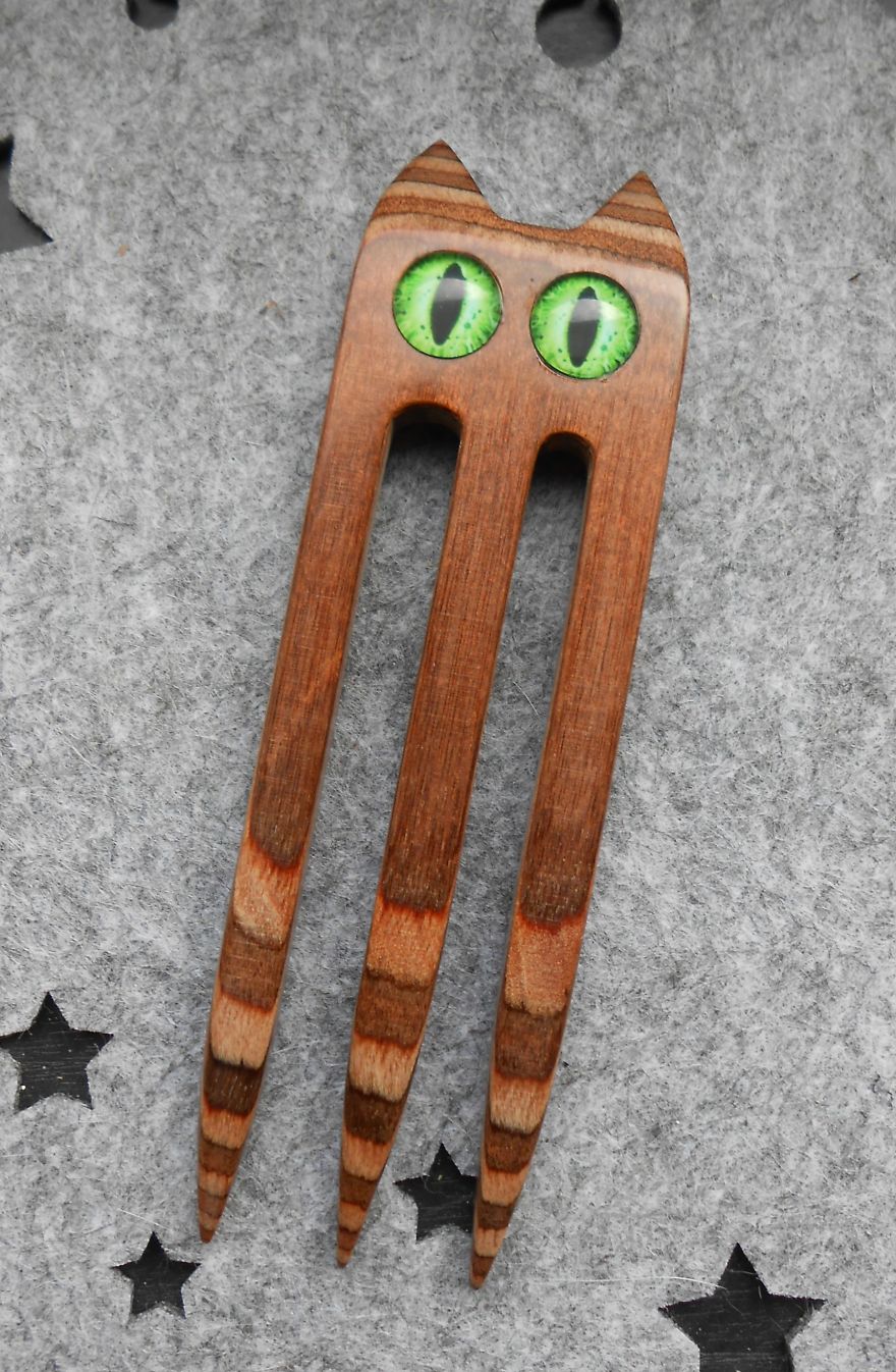 I Make Hairforks That Look Like Animals