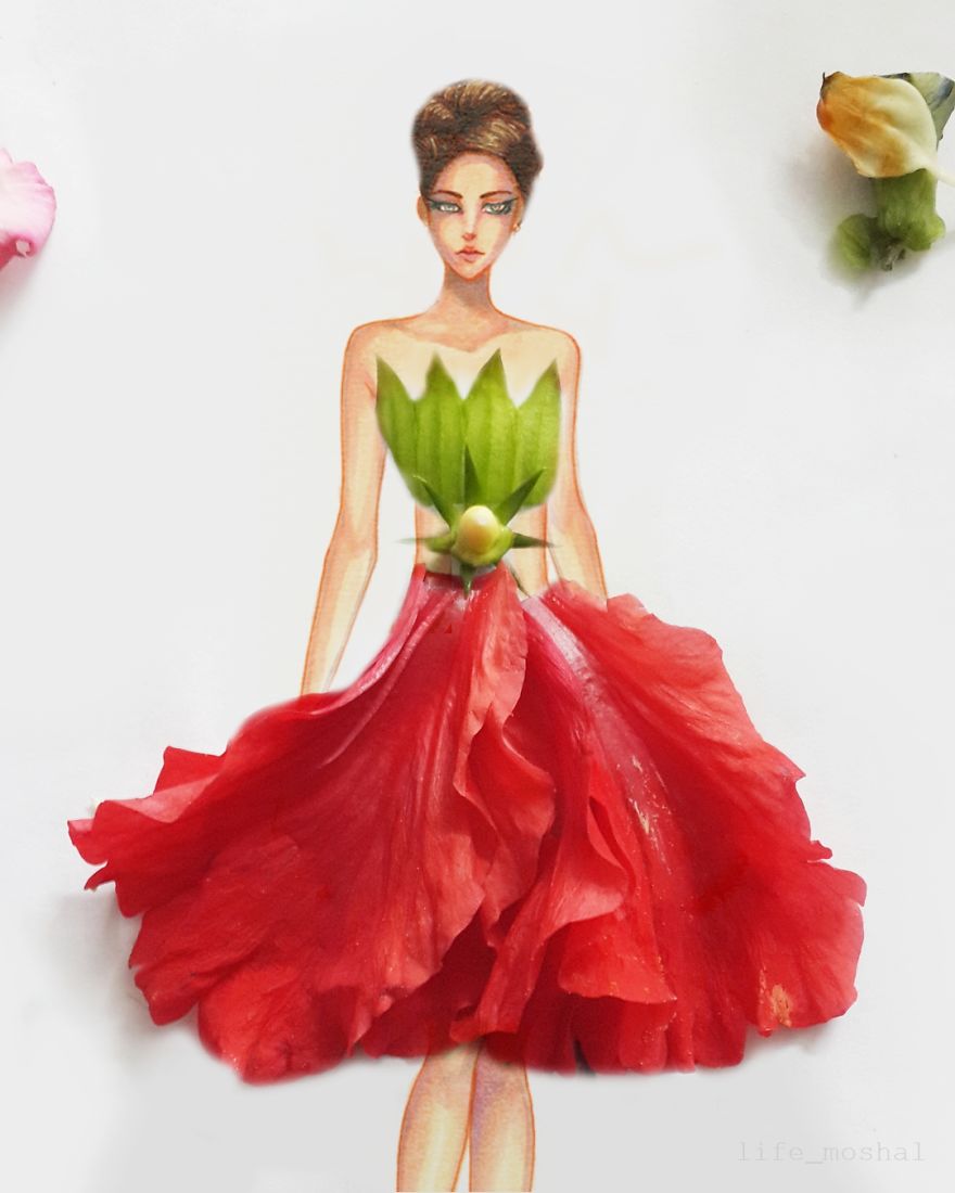 I Create Stunning Couture Gowns And Dresses With Flowers - Part 3
