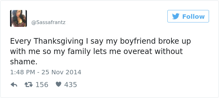 Funny Thanksgiving Tweets