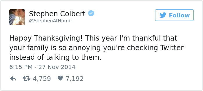 Funny Thanksgiving Tweets