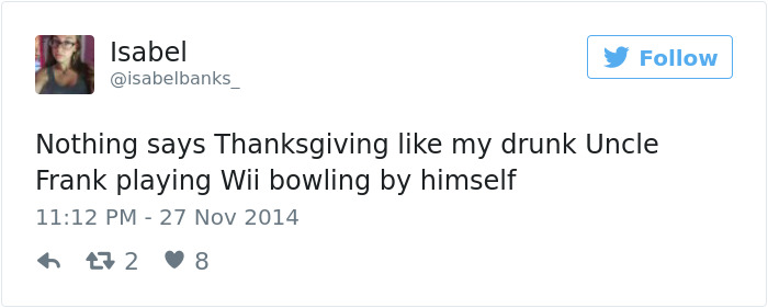 Funny Thanksgiving Tweets
