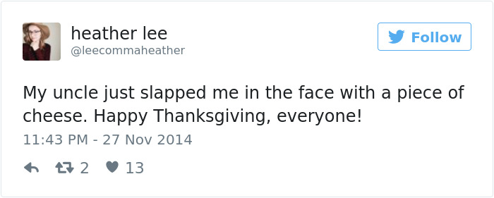 Funny Thanksgiving Tweets
