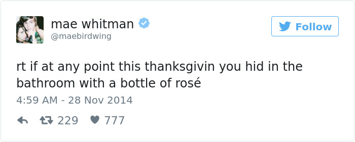 Funny Thanksgiving Tweets