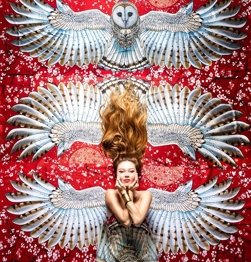 Hand-Drawn Owl Scarves That Will Turn Heads Hand-Drawn Owl Scarves That Will Turn Heads