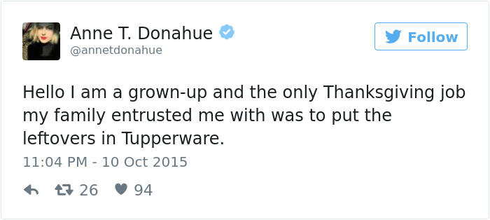 Funny Thanksgiving Tweets