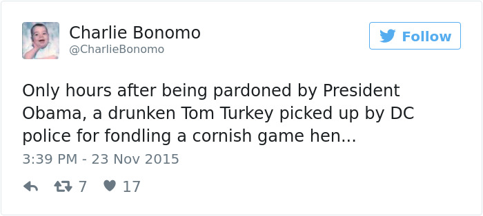 Funny Thanksgiving Tweets