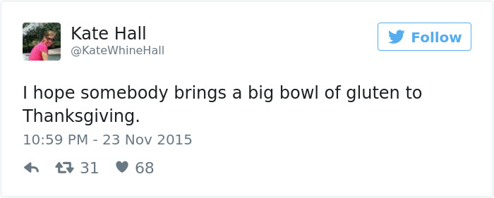 Funny Thanksgiving Tweets