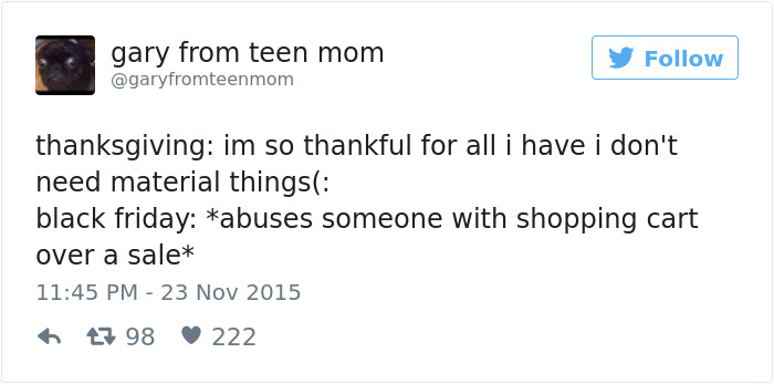 Funny Thanksgiving Tweets