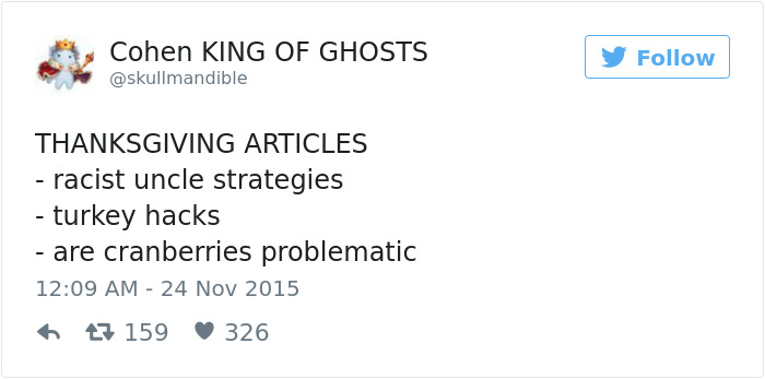 Funny Thanksgiving Tweets