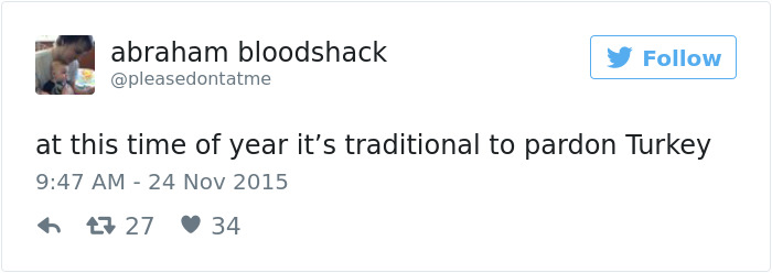 Funny Thanksgiving Tweets