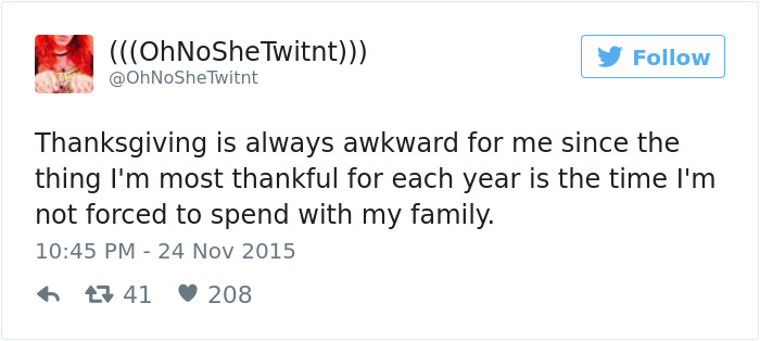 Funny Thanksgiving Tweets