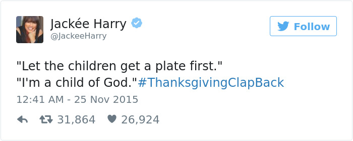 Funny Thanksgiving Tweets