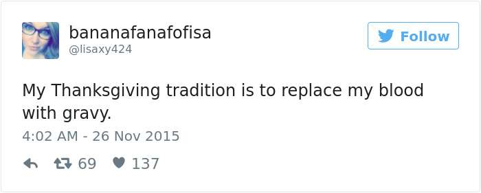 Funny Thanksgiving Tweets