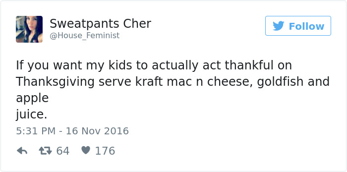 Funny Thanksgiving Tweets