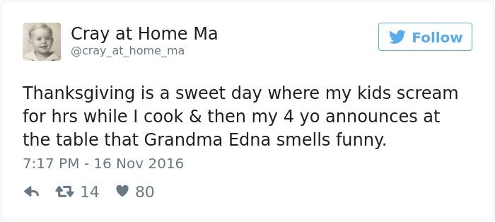 Funny Thanksgiving Tweets