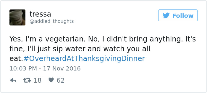 Funny Thanksgiving Tweets