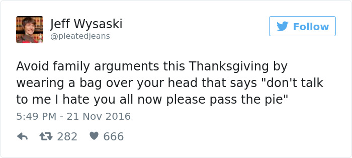 Funny Thanksgiving Tweets