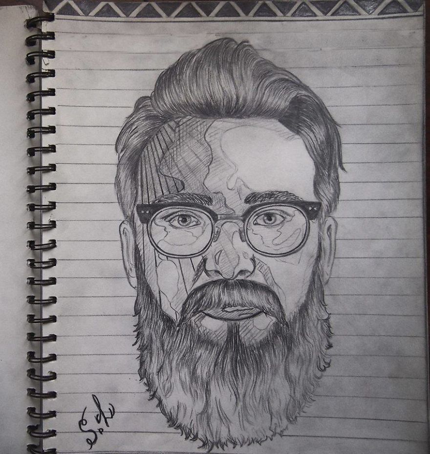 This Artist Draws Portraits Using Only Pencils